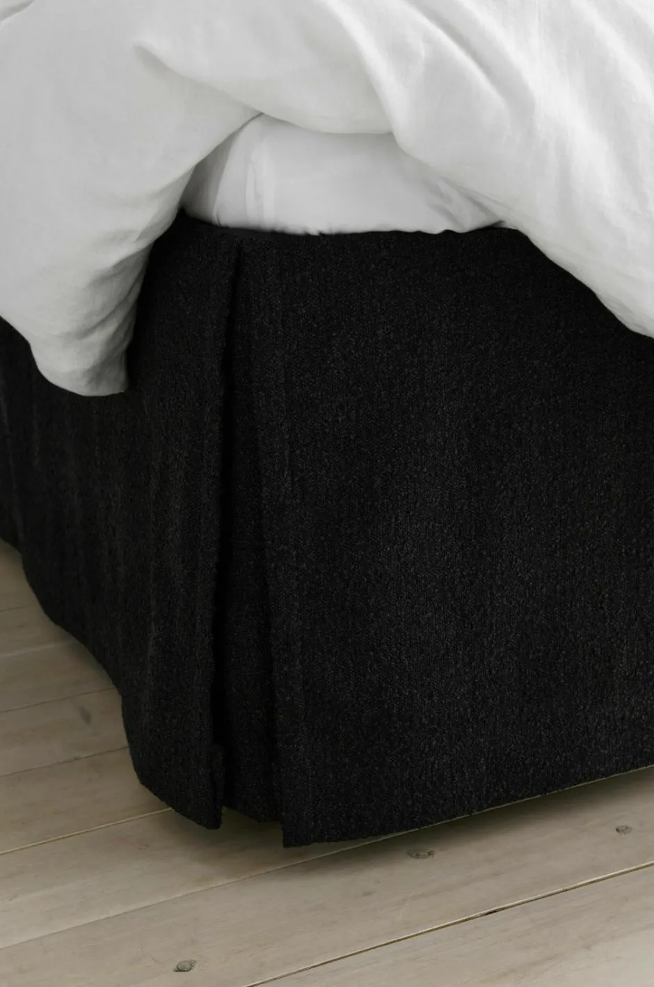 Best Ellos Home Sengekappe Altro i bouclé, højde 52 cm Antracitgrå