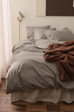 Best Ellos Home Sengesæt Luca i bomuldspercale 2 eller 3 stykker Lys gråbrun