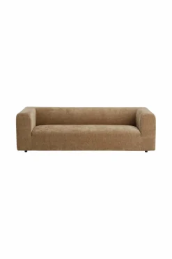 Best Ellos Home Sofa Poletta 3-sæders Nougatbrun