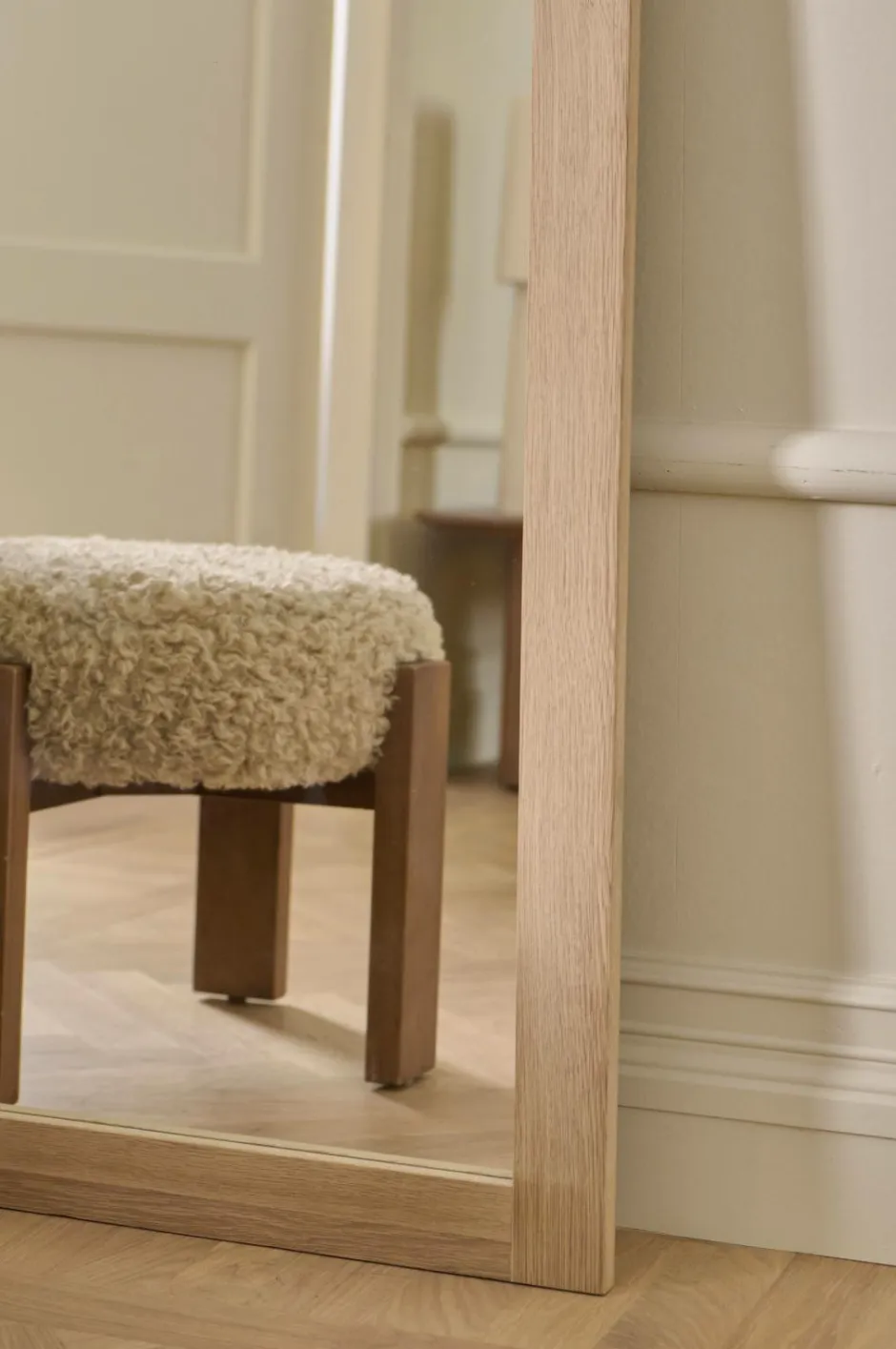 Best Ellos Home Spejl Ambra Beige