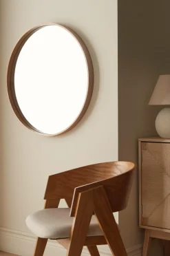 Best Ellos Home Spejl Elin Ø 80 cm Beige