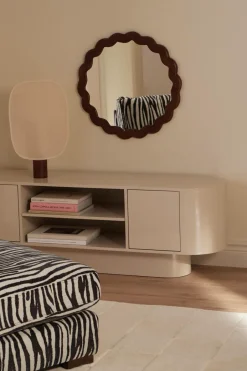 Best Ellos Home Spejl Mirror Lisa Mørkebrun