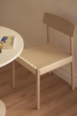 Sale Ellos Home Spisebordsstol Affekta 2-pak Hvid glaseret
