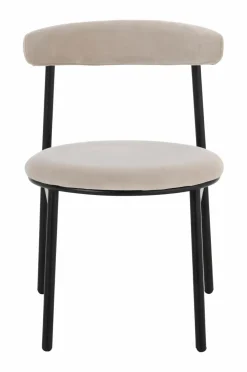 Sale Ellos Home Stol Doggi 2-pak Beige velour