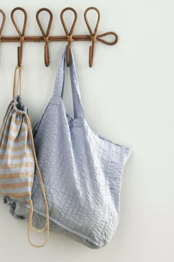 Clearance Ellos Home Taske Nell Tote Bag Lyseblå