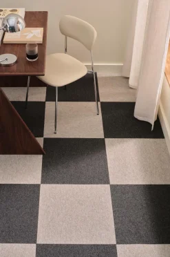 Best Ellos Home Tekstilfliser Tæppe 20-pak Antracit grå
