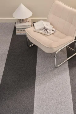 Best Ellos Home Tekstilfliser Tæppe 20-pak Antracit grå