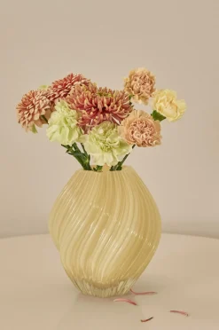 Discount Ellos Home Vase Selma højde 23 cm Beige