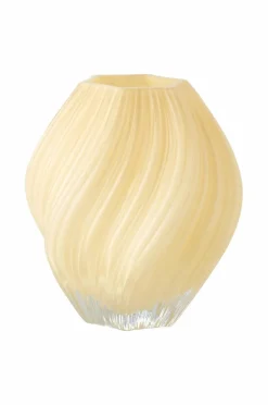 Discount Ellos Home Vase Selma højde 23 cm Beige