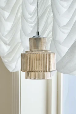 Best Ellos Home Vindueslampe Alva amber/forkromet