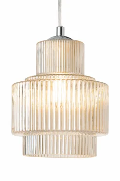 Best Ellos Home Vindueslampe Alva amber/forkromet