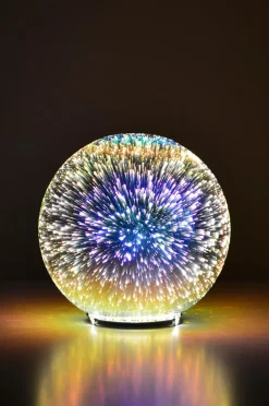 Clearance Globen Lighting Bordlampe Fireworks Chrome / flerfarvet