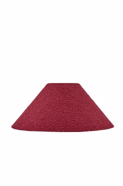 Best Globen Lighting Lampeskærm Iris 45 Bourgognefarvet bouclé