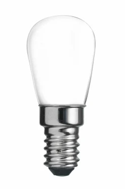 Clearance Globen Lighting Lyskilde E14 LED 3-trins dæmpbar Pear Opal 0,7-3W Hvid