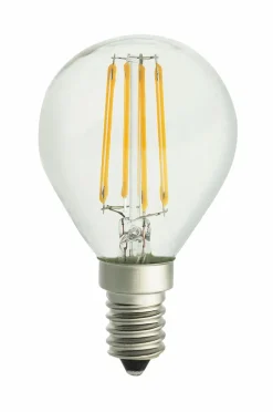 Clearance Globen Lighting Pære E14 LED 3-trins dæmpbar Globe 0,4-5 W Klar