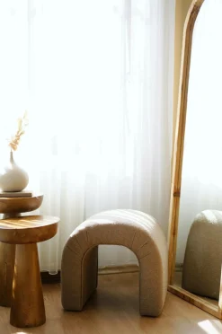 Best Hanah Home Pouffe-Cookie Brun
