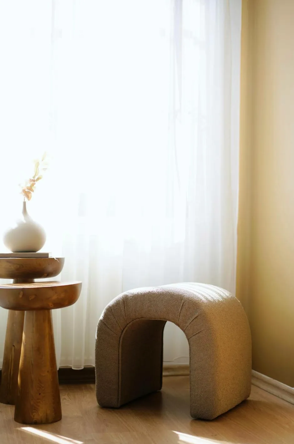 Best Hanah Home Pouffe-Cookie Brun