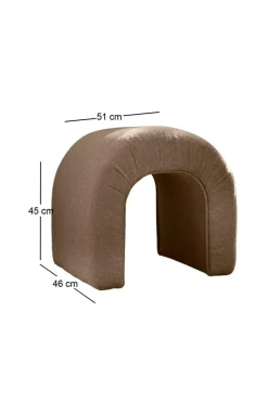 Best Hanah Home Pouffe-Cookie Brun