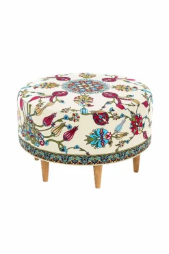 Best Hanah Home Puf Theo Hvid/Blå/Rød/Gul/GrønEg