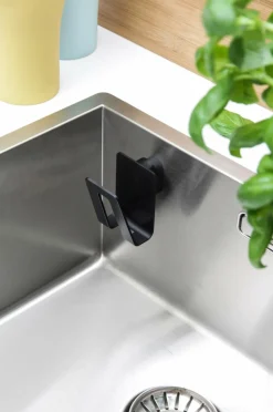 Hot HAPPY SiNKS Holder til køkkensvamp Black Biocomposite