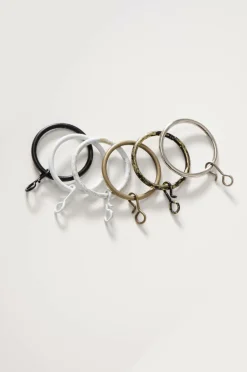 Best Hasta Gardinring 10 stk./pakke Antikmessing