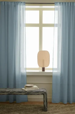 Best &Home Gardinlængde med multibånd Mila 2-pak Lyseblå