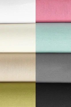 &Home Kappe med sejlringe Offwhite