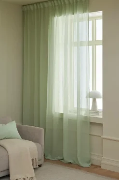 &Home Multibåndsgardin Mila Wide 1-pak Lysegrøn