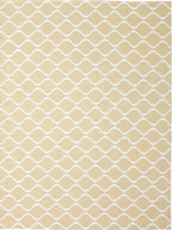 New Horredsmattan Gulvtæppe Wave 200 x 300 cm Yellow
