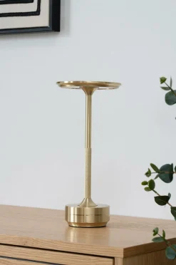 Best House Nordic LED-bordlampe Lyneham Messing