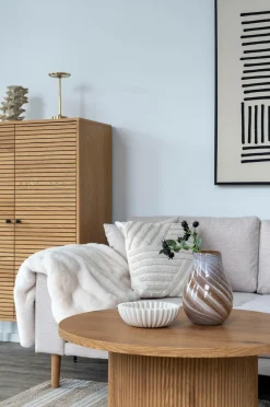 Best House Nordic LED-bordlampe Lyneham Messing