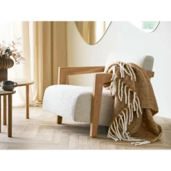 Outlet House Nordic Plaid, Carmel Brun