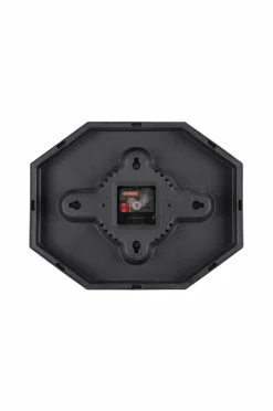 Best Karlsson Vægur Modern Factory Octagon Mokka brun og sort