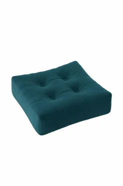 New Karup Design Puf More, bomuld Petrol blue