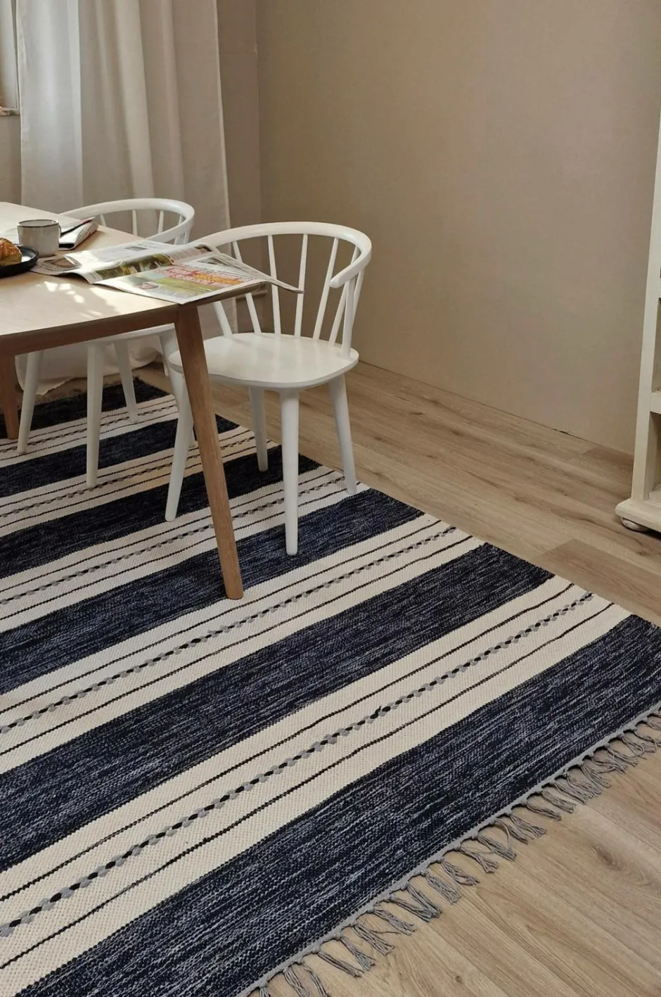 Best KM Home Bomuldstæppe Sund Blå