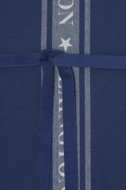 Best Lexington Ikoner Bomuld Jacquard Stjerneforklæde Blå/hvid kjole