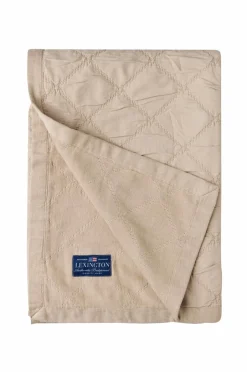 Clearance Lexington Signature Star quiltet sengetæppe i bomuld Beige