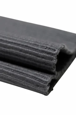 Best Linum Løber Uni 45x150 cm Granite Grey