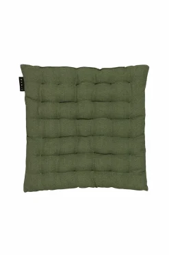 Clearance Linum Siddehynde Pepper 40x40 cm Dark Olive Green