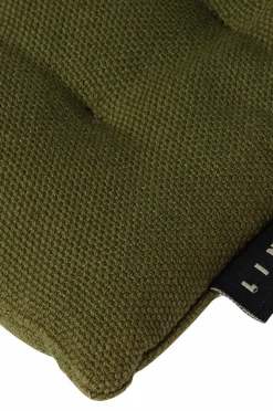 Clearance Linum Siddehynde Pepper 40x40 cm Dark Olive Green