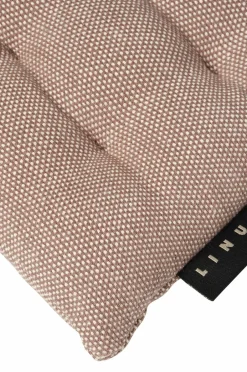 Clearance Linum Siddehynde Pepper 40x40 cm Dark Mole Brown