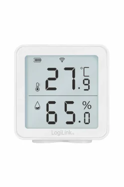 Online LogiLink Smart temperatur- og fugtighedssensor Wifi Tuya No color