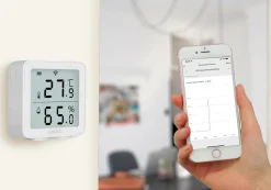 Online LogiLink Smart temperatur- og fugtighedssensor Wifi Tuya No color
