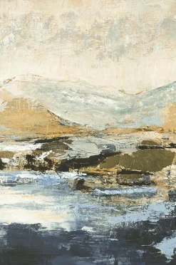 Clearance Malerifabrikken Astonish 2/ Blandet maleri / 60 X 80 cm Blå