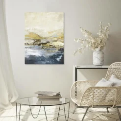 Clearance Malerifabrikken Astonish 2/ Blandet maleri / 60 X 80 cm Blå