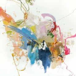 Malerifabrikken Confidential / Blandet maleri / 100 X 100 cm Pink