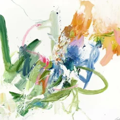 Online Malerifabrikken Confidential / Blandet maleri / 100 X 100 cm Green