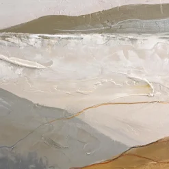 New Malerifabrikken Design Painting / Field / 90x120 Cm / Sort ramme Yellow