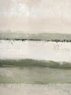 Hot Malerifabrikken Design Maleri / Outlandish / 90x120 Cm / Egetræsramme Grøn
