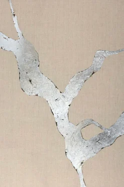 Clearance Malerifabrikken Design Maleri / Wild Horizon / 90x120 Cm Silver